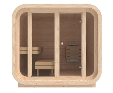 Preview: Fasssauna modern